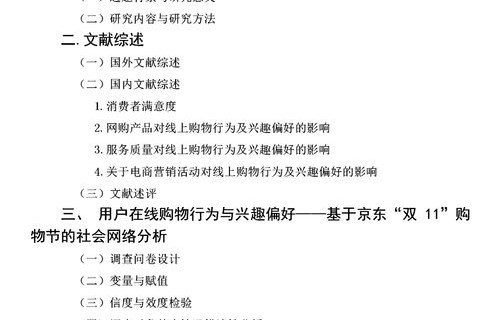 电子商务专业的论文选题
