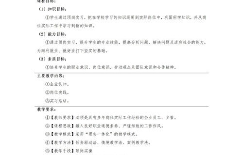 电子商务专业诊断报告书